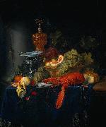 Pieter de Ring Still Life with a Golden Goblet painting